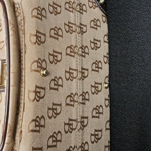 Dooney & Bourke Signature Canvas and Leather Satchel Bag Pre-loved🤎 Clean - Picture 9 of 16